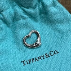Tiffany & Co Elsa Peretti Open Heart Pendant 11mm